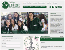 Tablet Screenshot of colegioalbuquerque.com.br